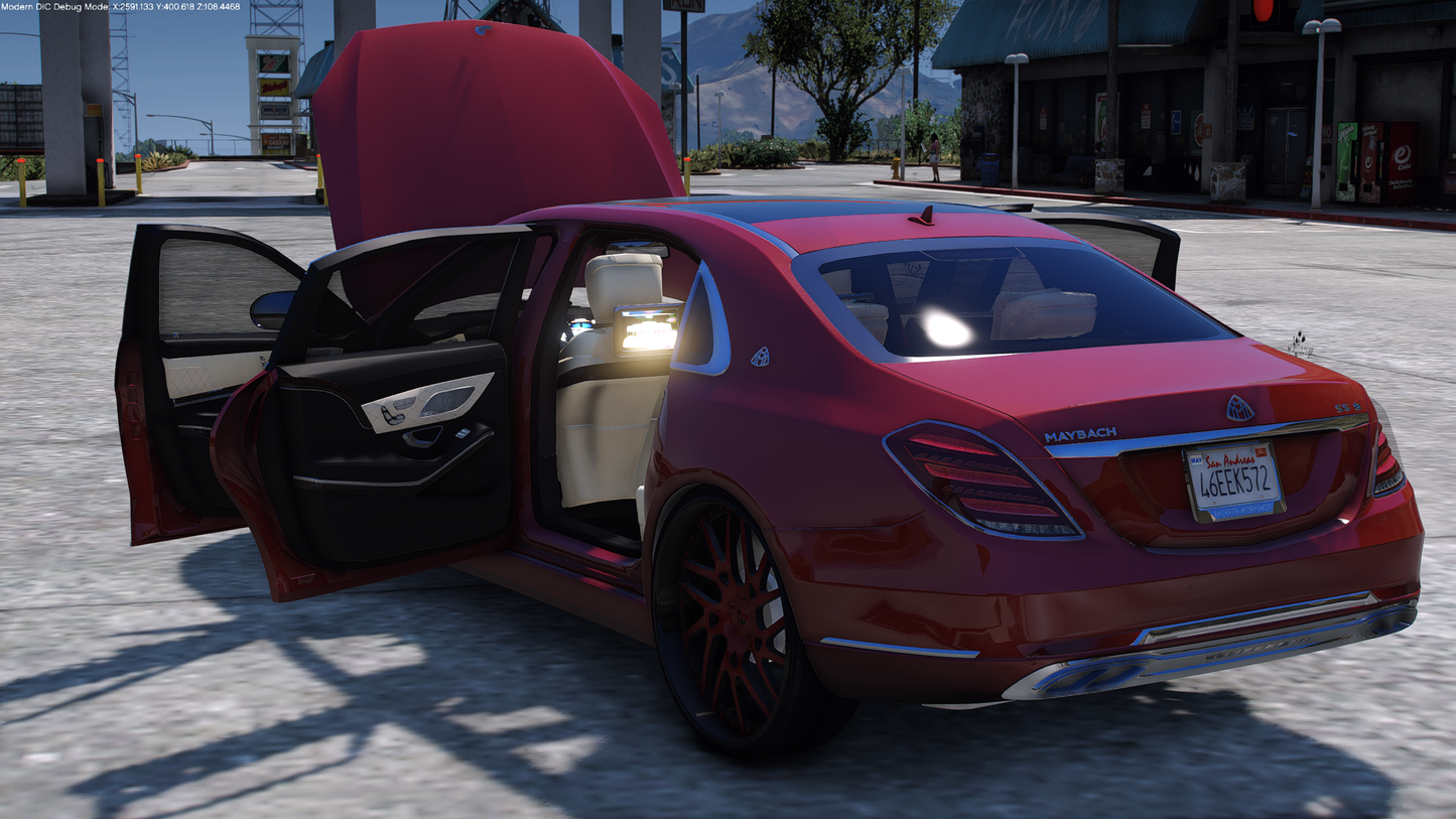 2021 Mercedes-Maybach S680 on 26s Twisted Forgiatos