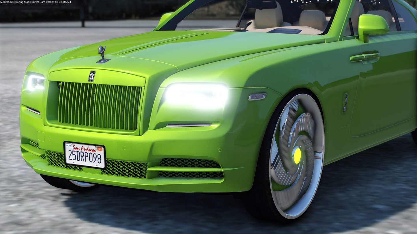 2015 Rolls Royce Wraith on Floaters