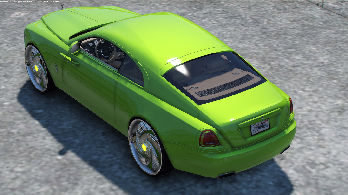 2015 Rolls Royce Wraith on Floaters