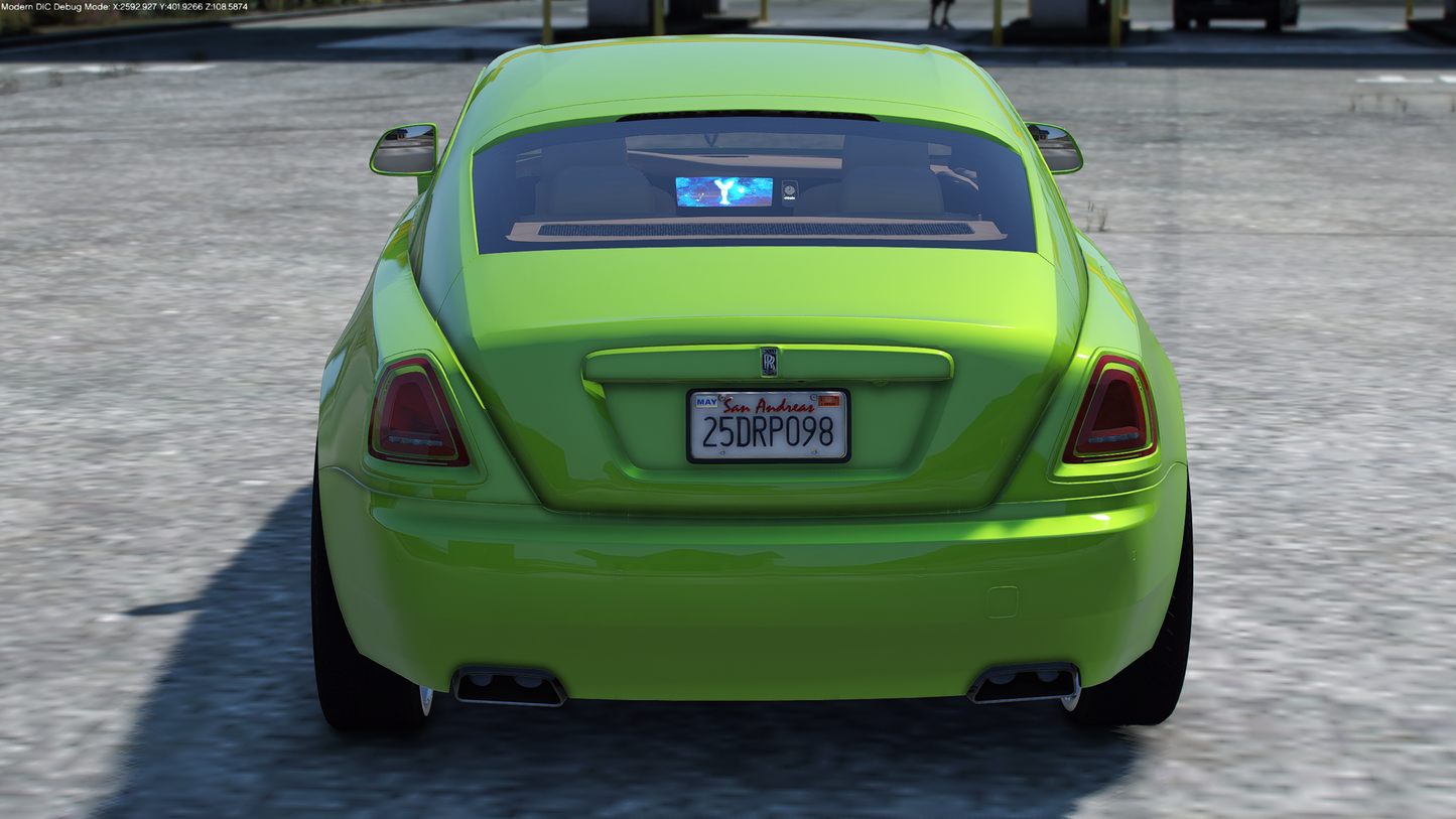 2015 Rolls Royce Wraith on Floaters