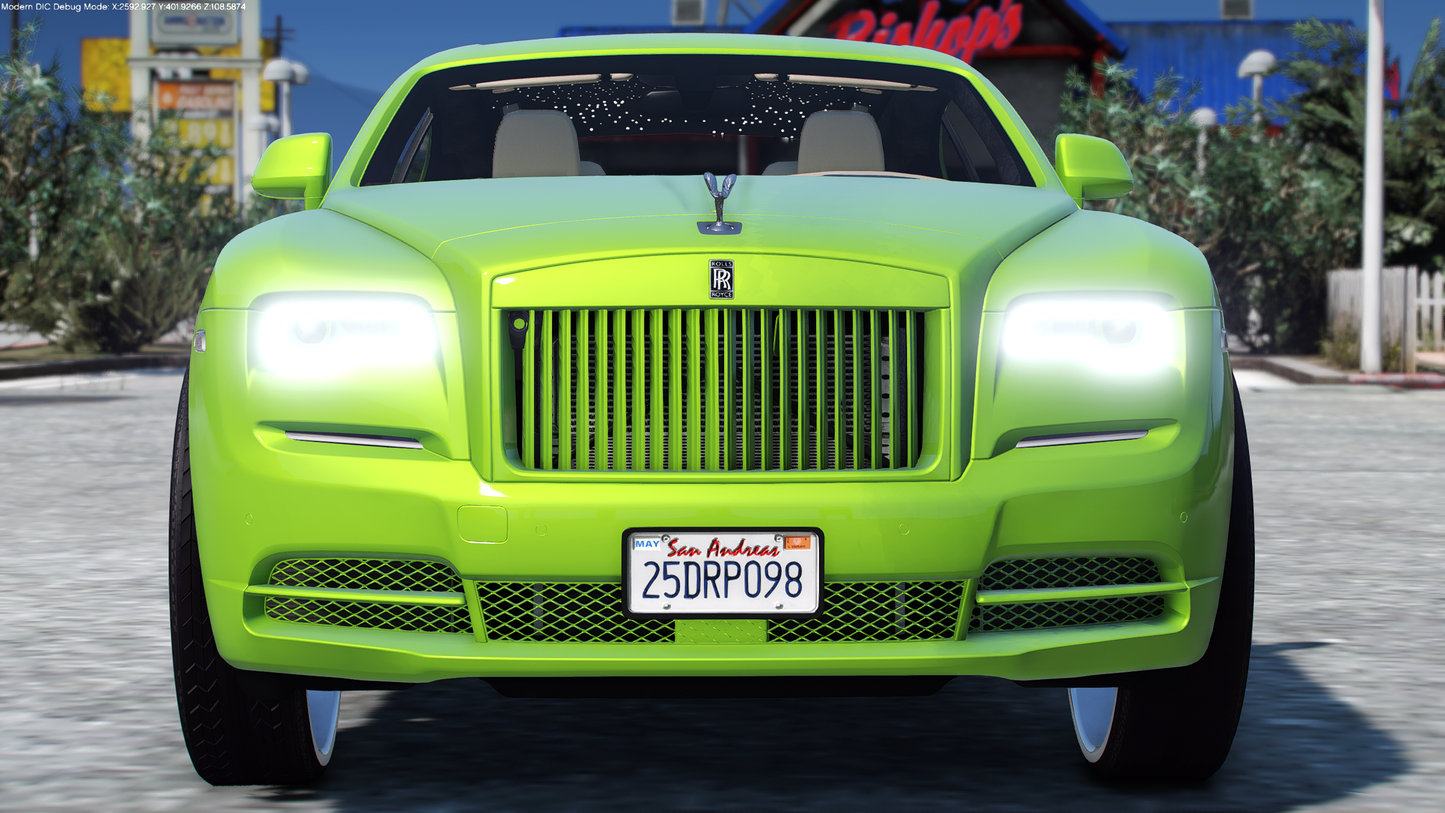 2015 Rolls Royce Wraith on Floaters