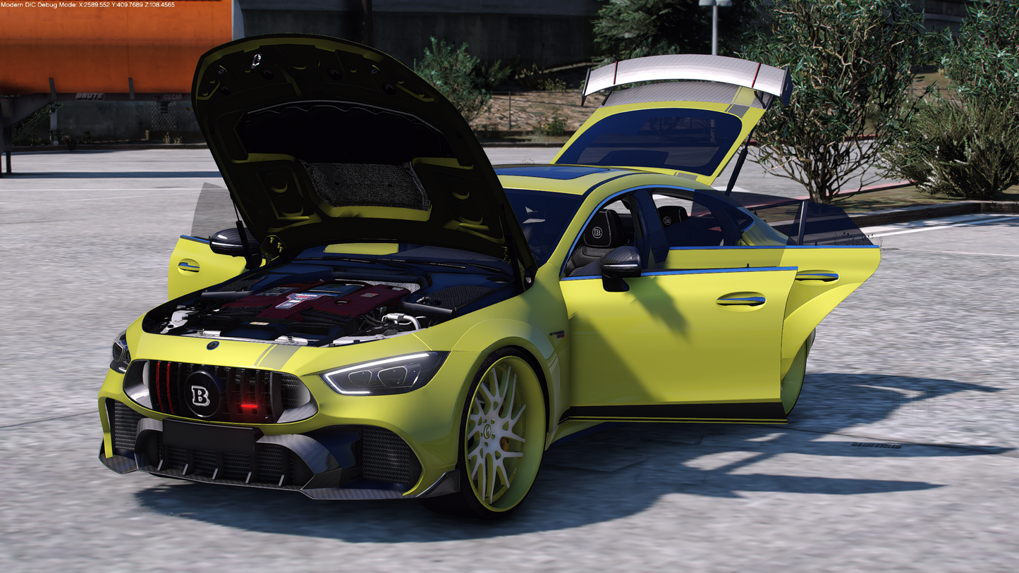 2020 Mercedes-Brabus Gt63 S Rocket 900 on Twisted Forgis