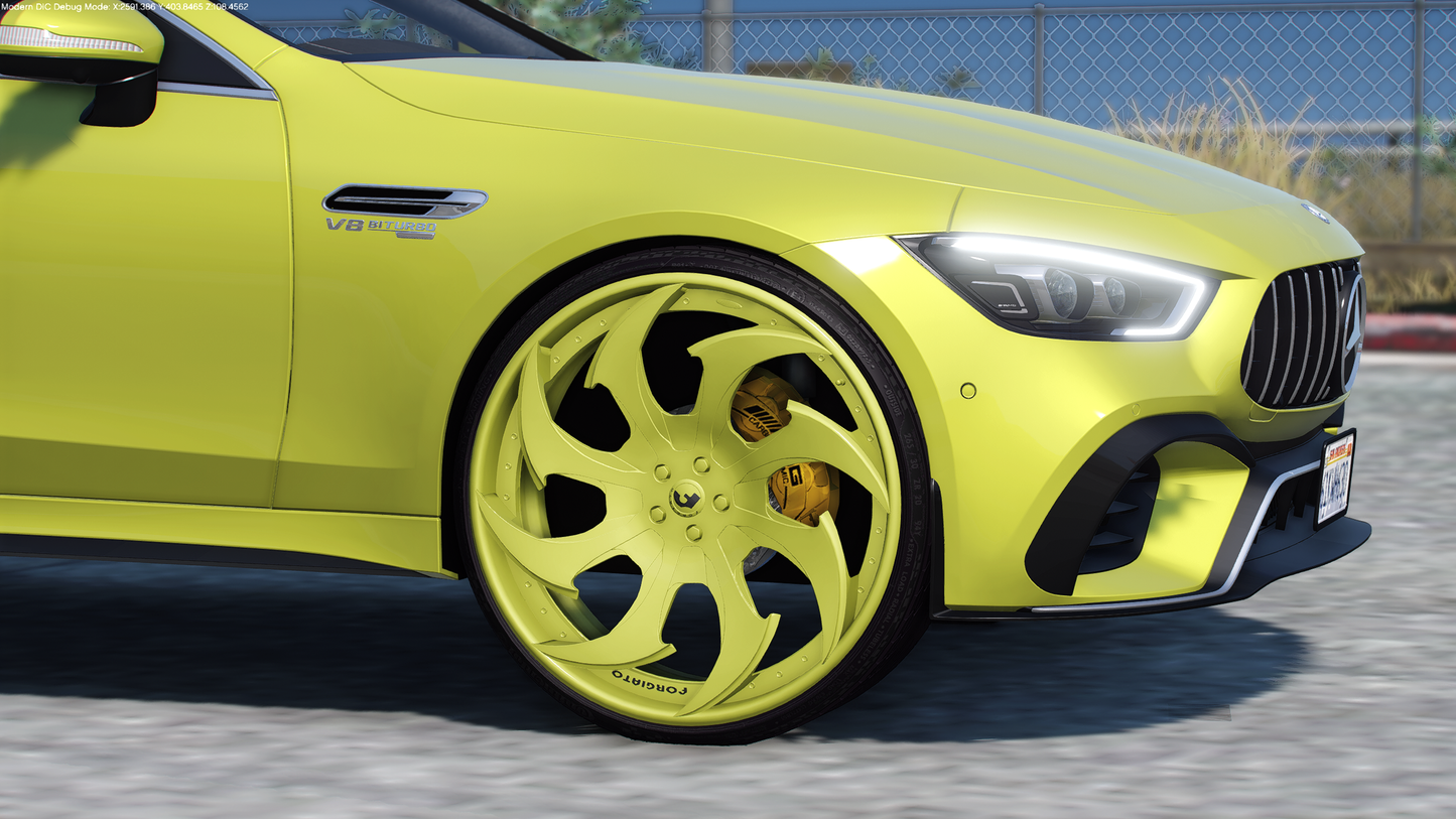 2018 Mercedes GT63 AMG on Forgis