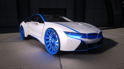 2015 BMW i8 Tron Design Custom on Dub Floaters
