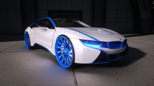 2015 BMW i8 Tron Design Custom on Dub Floaters