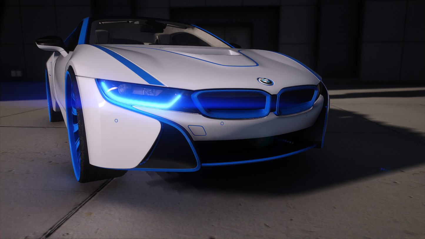 2015 BMW i8 Tron Design Custom on Dub Floaters