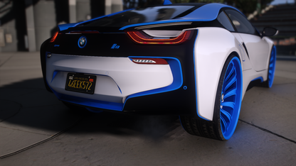 2015 BMW i8 Tron Design Custom on Dub Floaters
