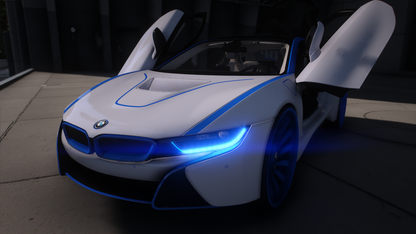 2015 BMW i8 Tron Design Custom on Dub Floaters