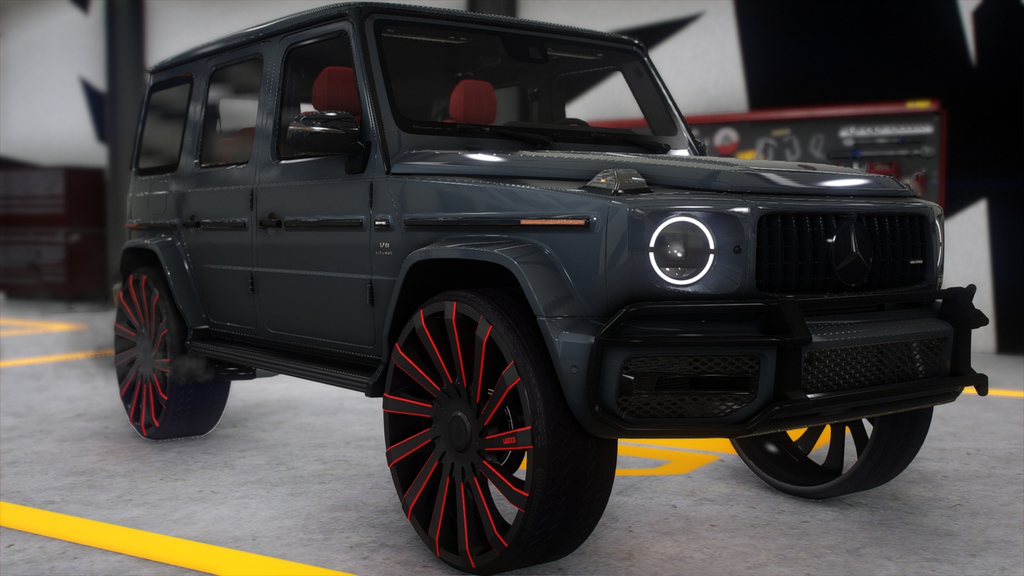 2022 Mercedes Benz G63 AMG on 30" Luxxxs