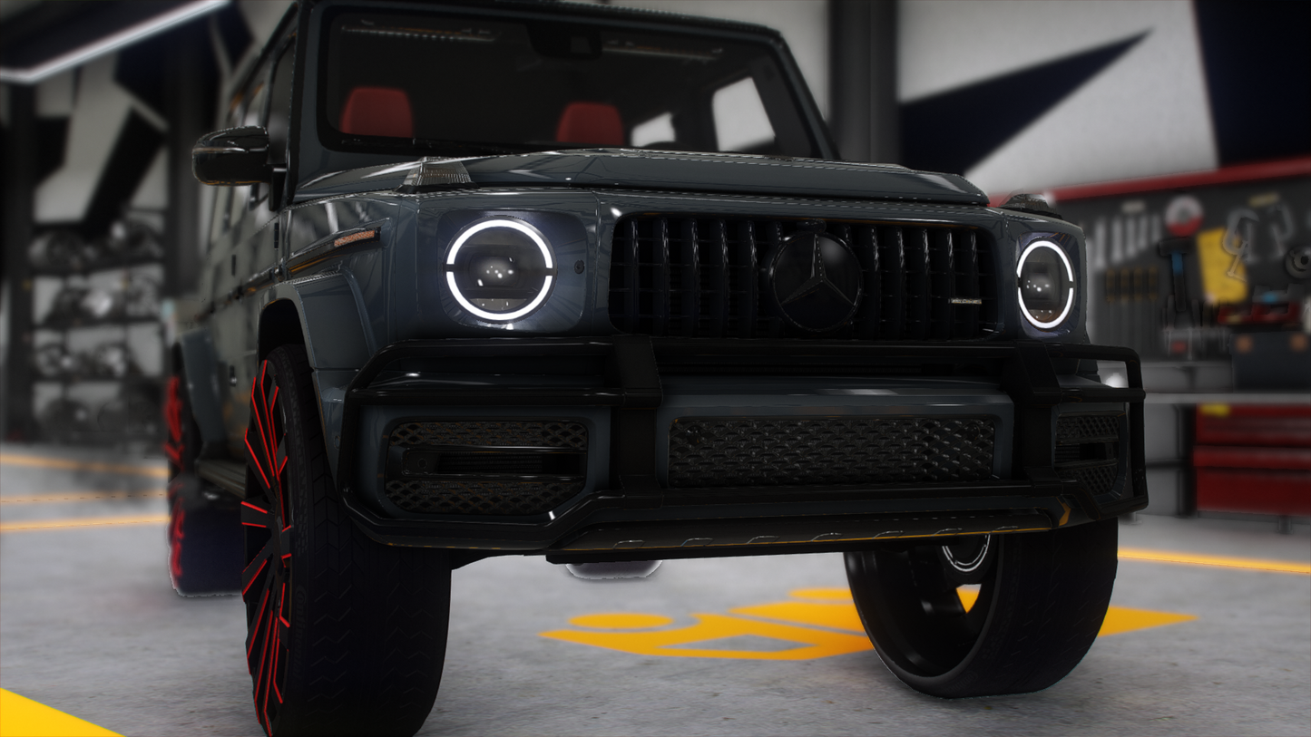 2022 Mercedes Benz G63 AMG on 30" Luxxxs