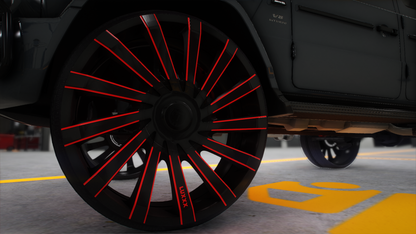 2022 Mercedes Benz G63 AMG on 30" Luxxxs