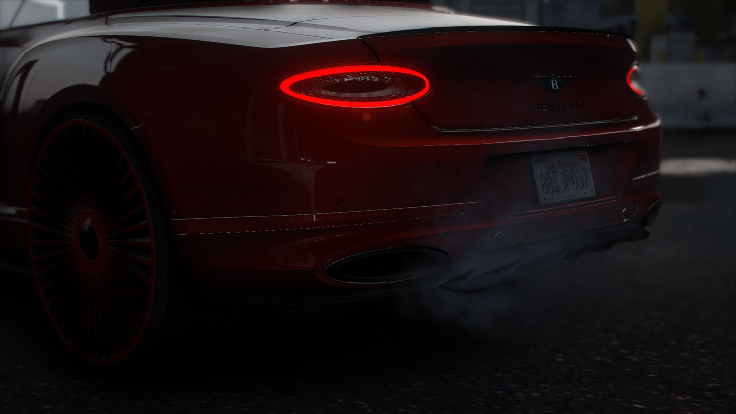 2020 Bentley Continental GTC on 28s Forgies