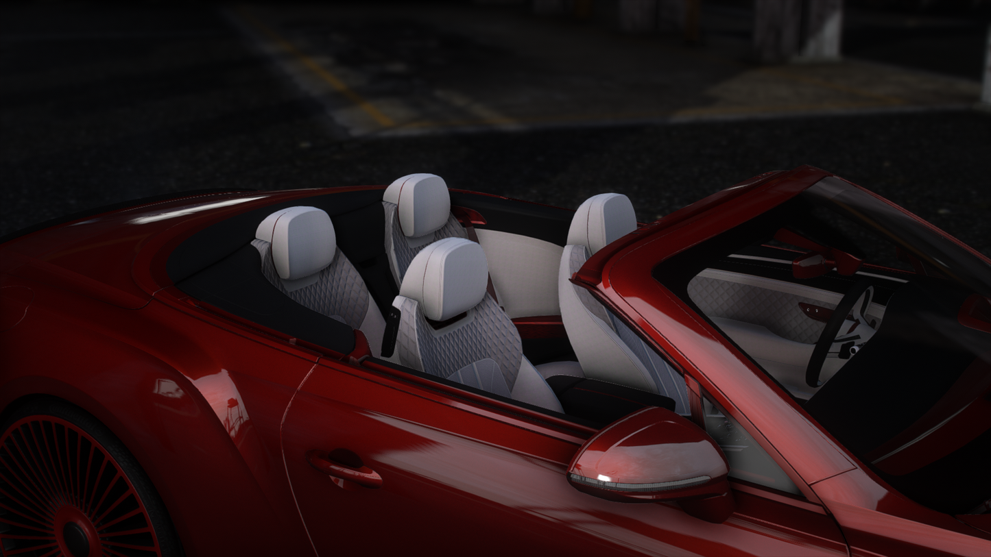 2020 Bentley Continental GTC on 28s Forgies