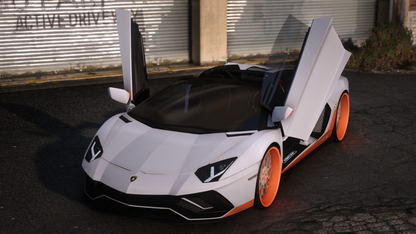 2022 Lamborghini Aventador LP780 Roadster on 24" Front & 26" Rear Forgiatos