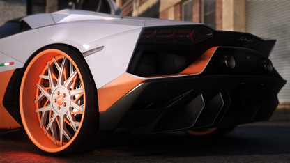 2022 Lamborghini Aventador LP780 Roadster on 24" Front & 26" Rear Forgiatos