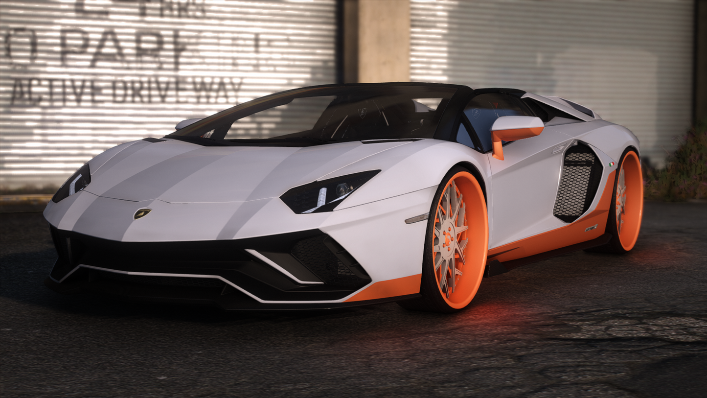 2022 Lamborghini Aventador LP780 Roadster on 24" Front & 26" Rear Forgiatos