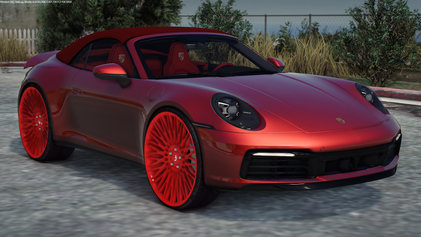 2021 Porsche 911 4s Carrera Cabriolet On Forgi Tecnica S3