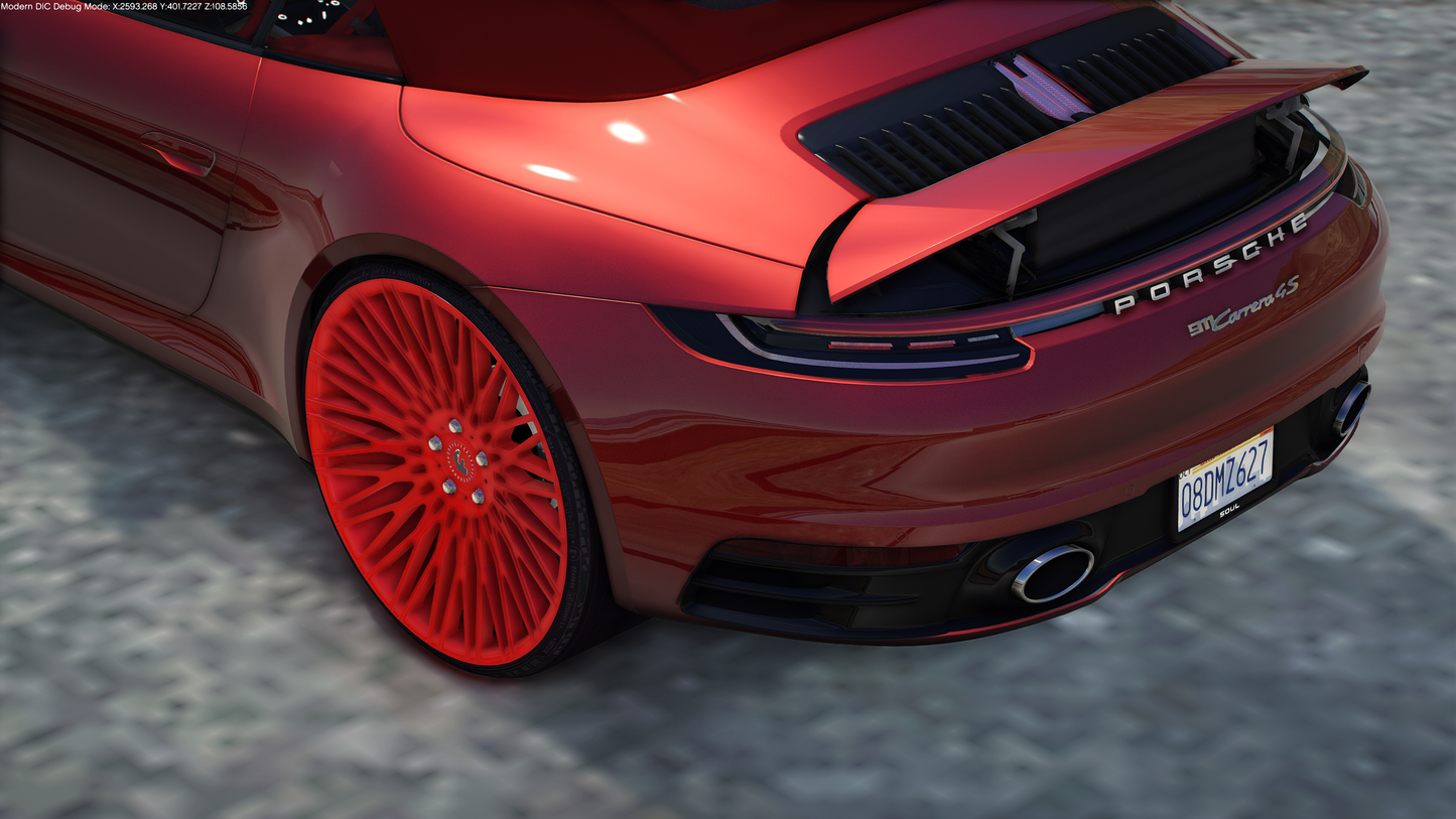 2021 Porsche 911 4s Carrera Cabriolet On Forgi Tecnica S3