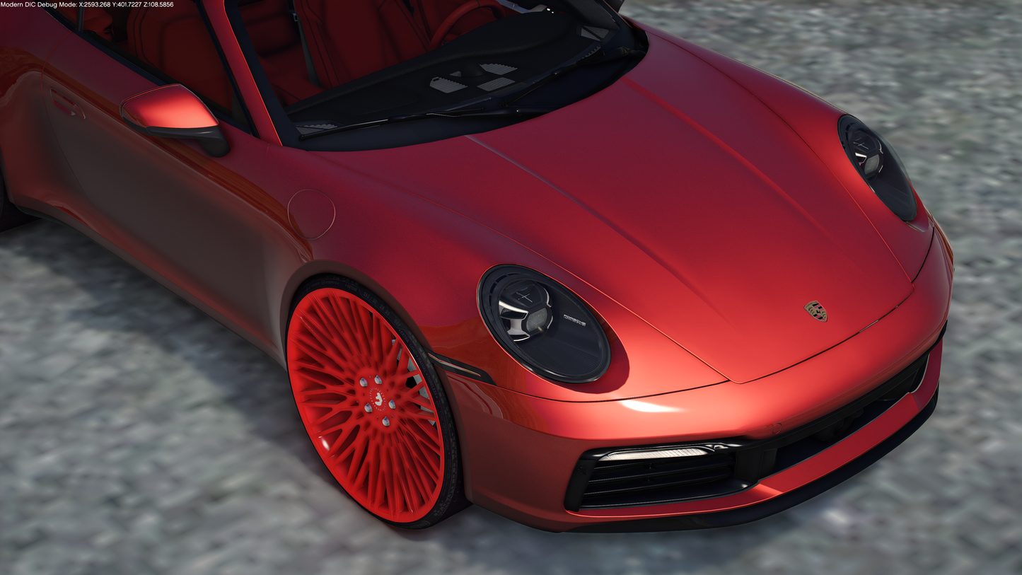 2021 Porsche 911 4s Carrera Cabriolet On Forgi Tecnica S3