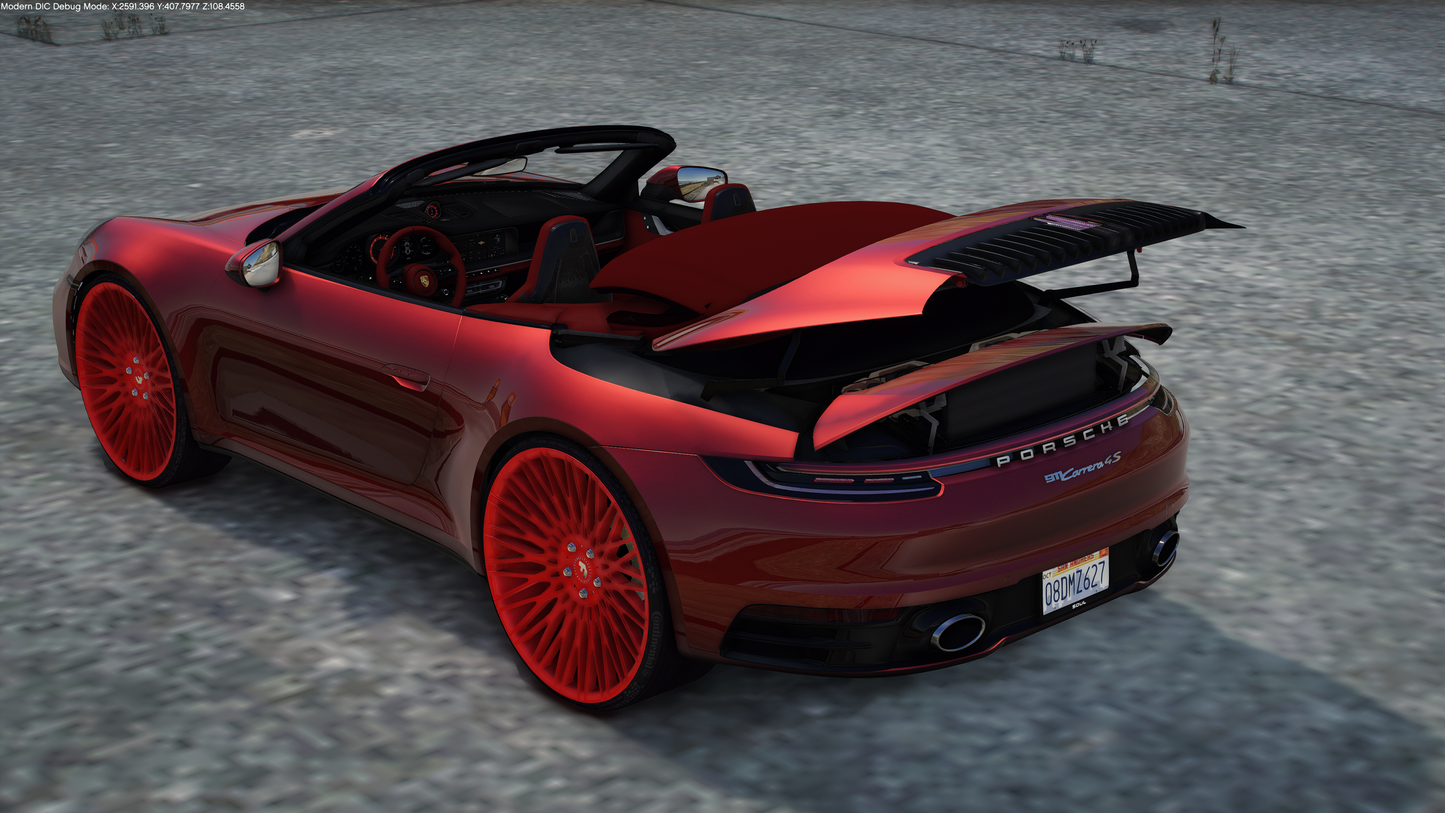 2021 Porsche 911 4s Carrera Cabriolet On Forgi Tecnica S3