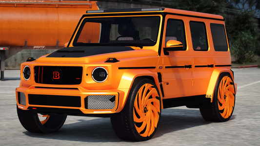 2017 Mercedes-Brabus G700 on 30" Amanis