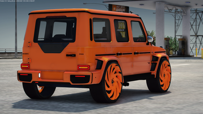 2017 Mercedes-Brabus G700 on 30" Amanis