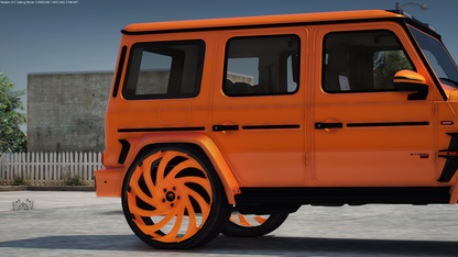 2017 Mercedes-Brabus G700 on 30" Amanis