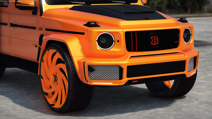 2017 Mercedes-Brabus G700 on 30" Amanis