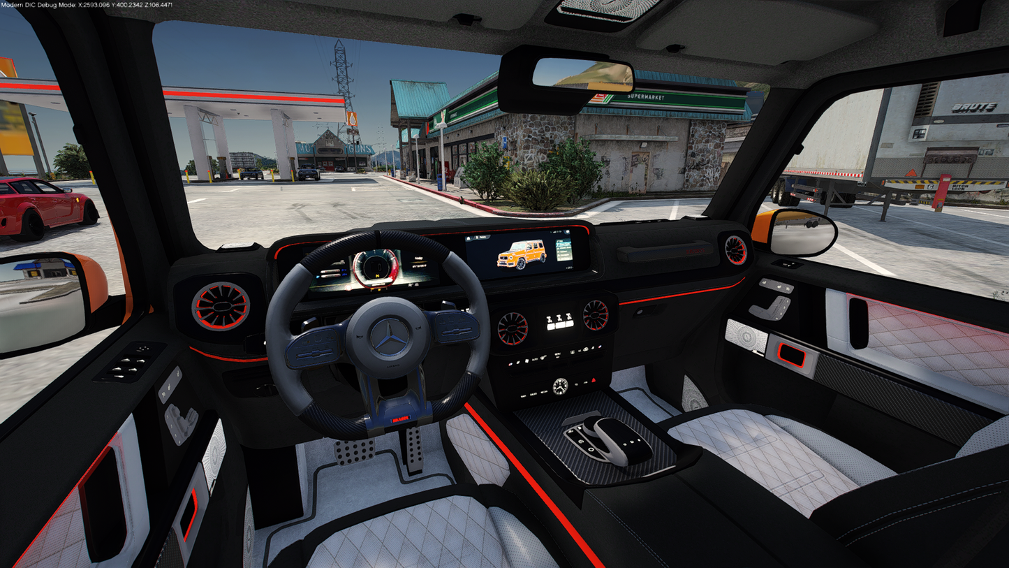 2017 Mercedes-Brabus G700 on 30" Amanis