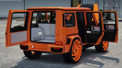 2017 Mercedes-Brabus G700 on 30" Amanis