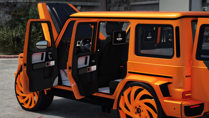 2017 Mercedes-Brabus G700 on 30" Amanis