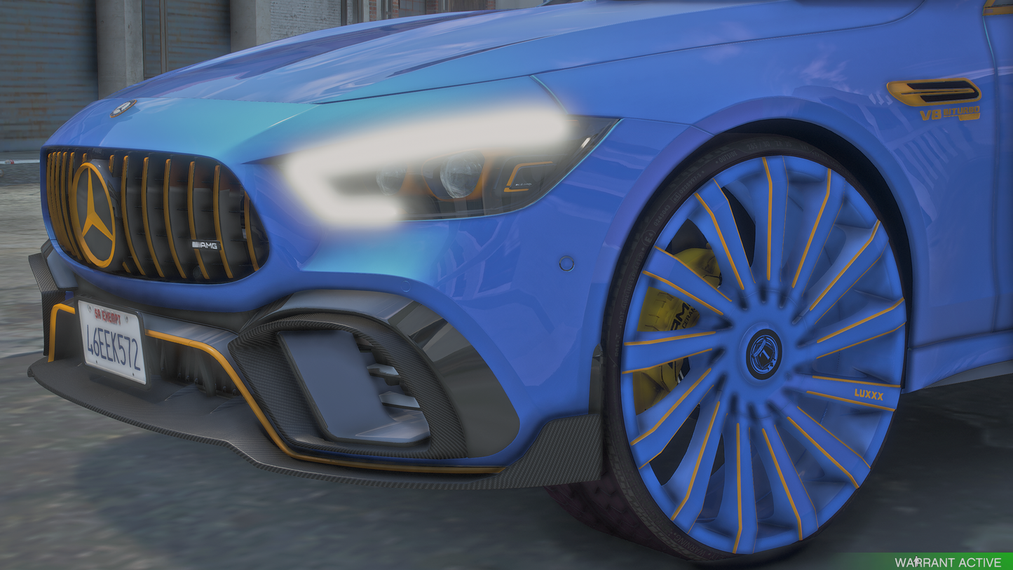 2018 Mercedes GT63 S AMG on 26" Luxxx Rims