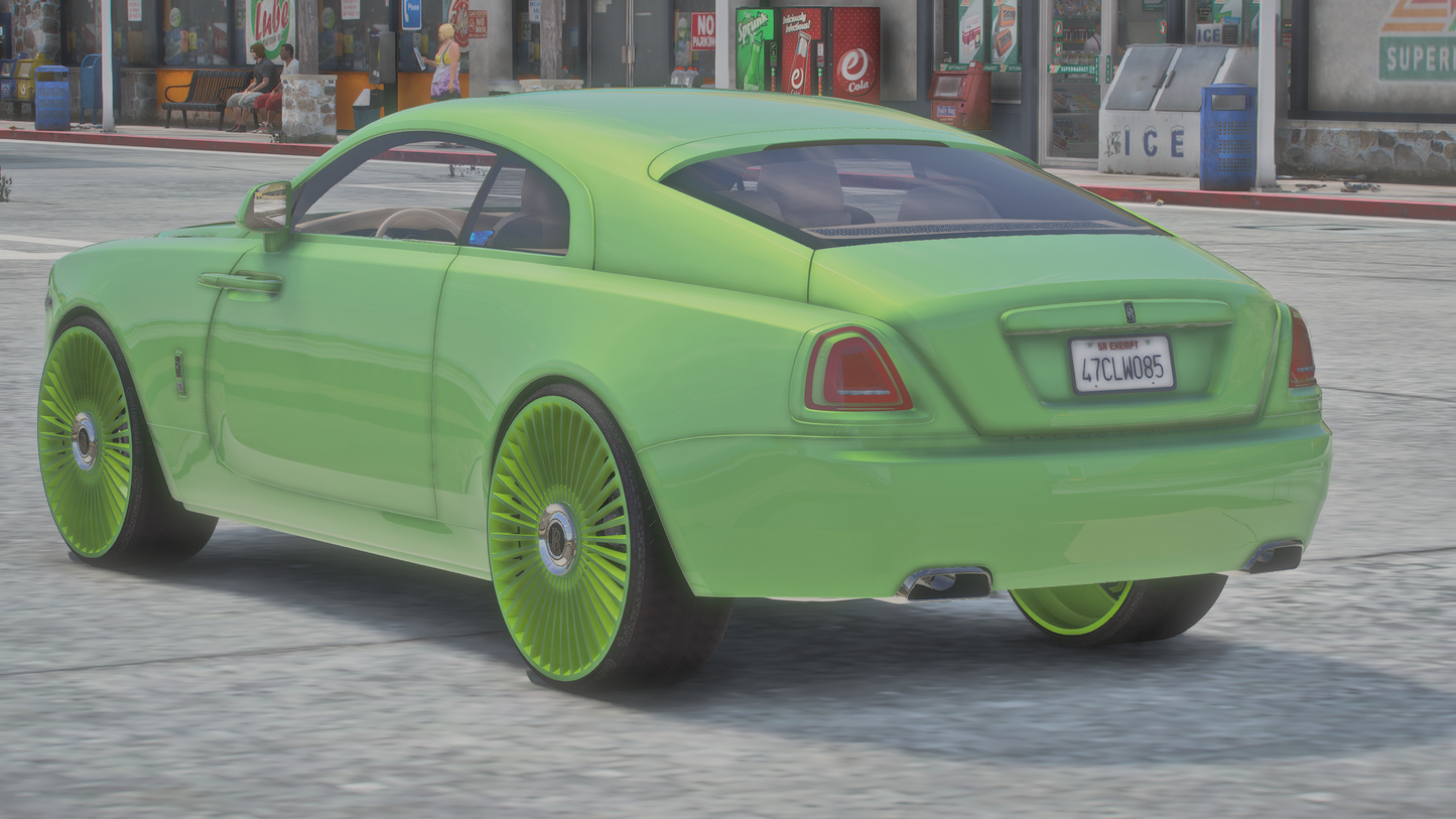 2017 Rolls Royce Wraith on 26s Full Paintable Body