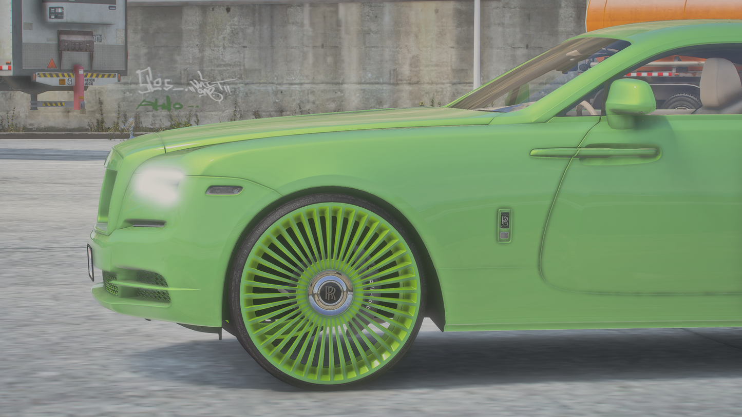 2017 Rolls Royce Wraith on 26s Full Paintable Body