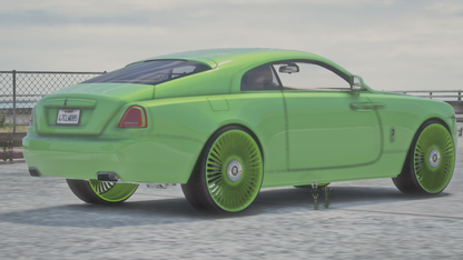 2017 Rolls Royce Wraith on 26s Full Paintable Body