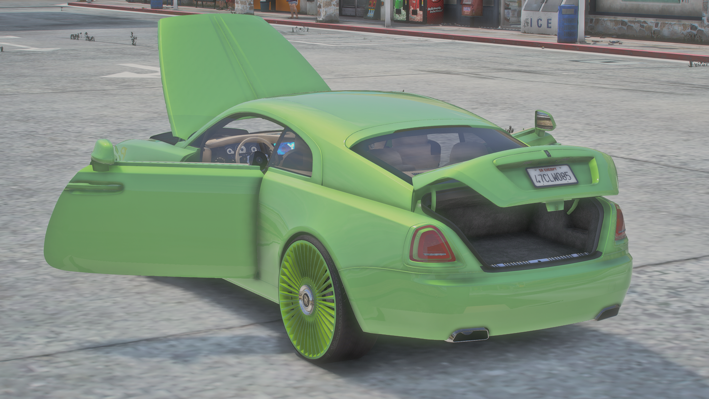 2017 Rolls Royce Wraith on 26s Full Paintable Body