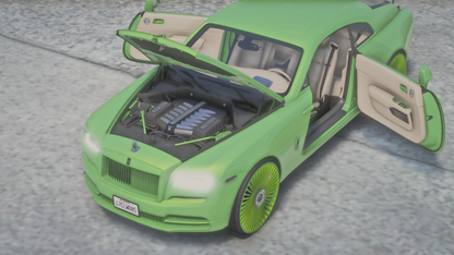 2017 Rolls Royce Wraith on 26s Full Paintable Body