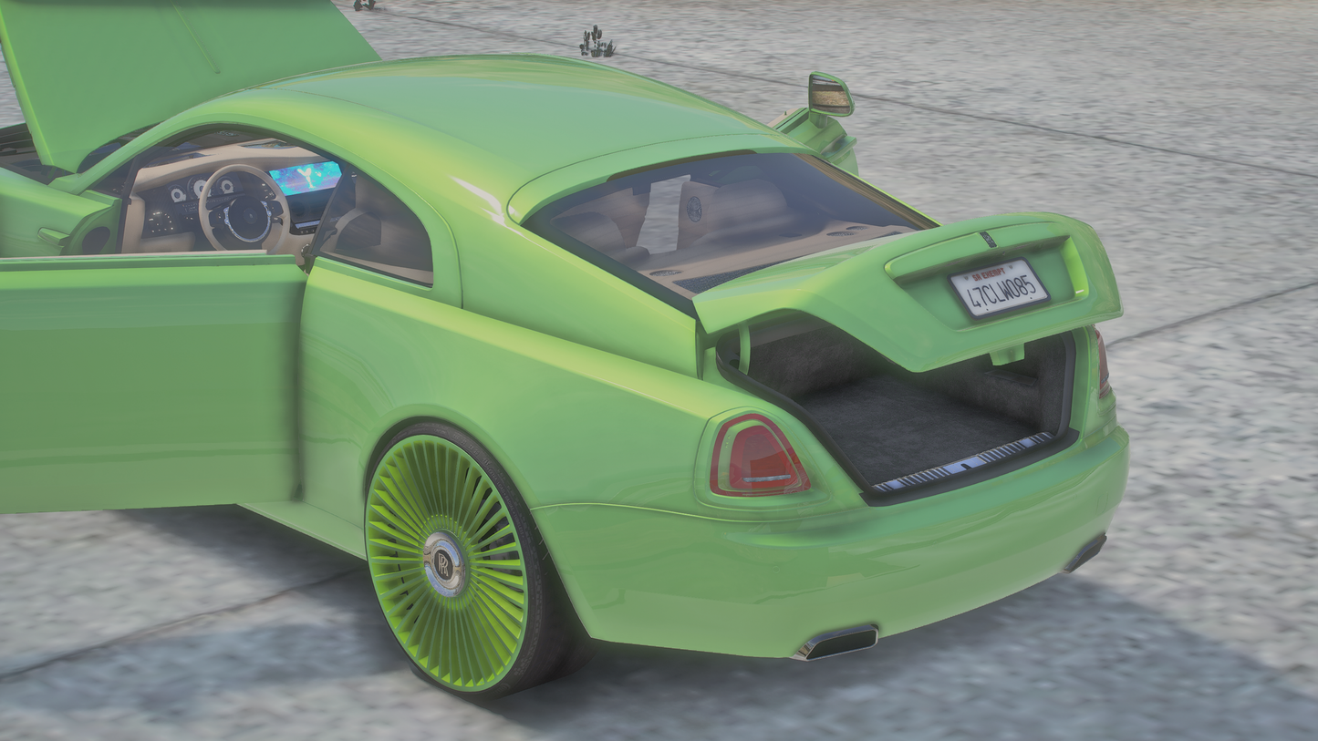 2017 Rolls Royce Wraith on 26s Full Paintable Body