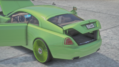 2017 Rolls Royce Wraith on 26s Full Paintable Body