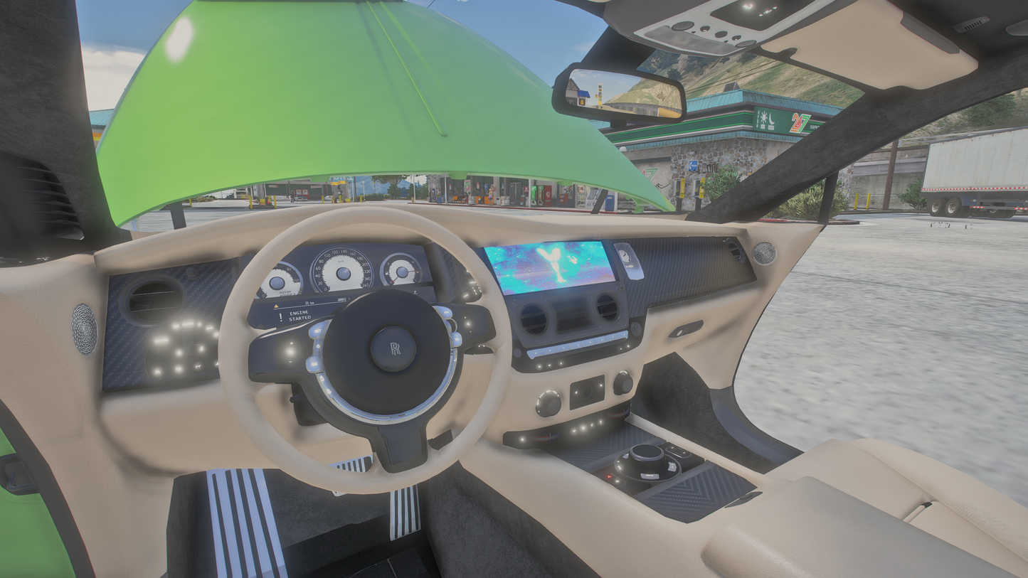 2017 Rolls Royce Wraith on 26s Full Paintable Body