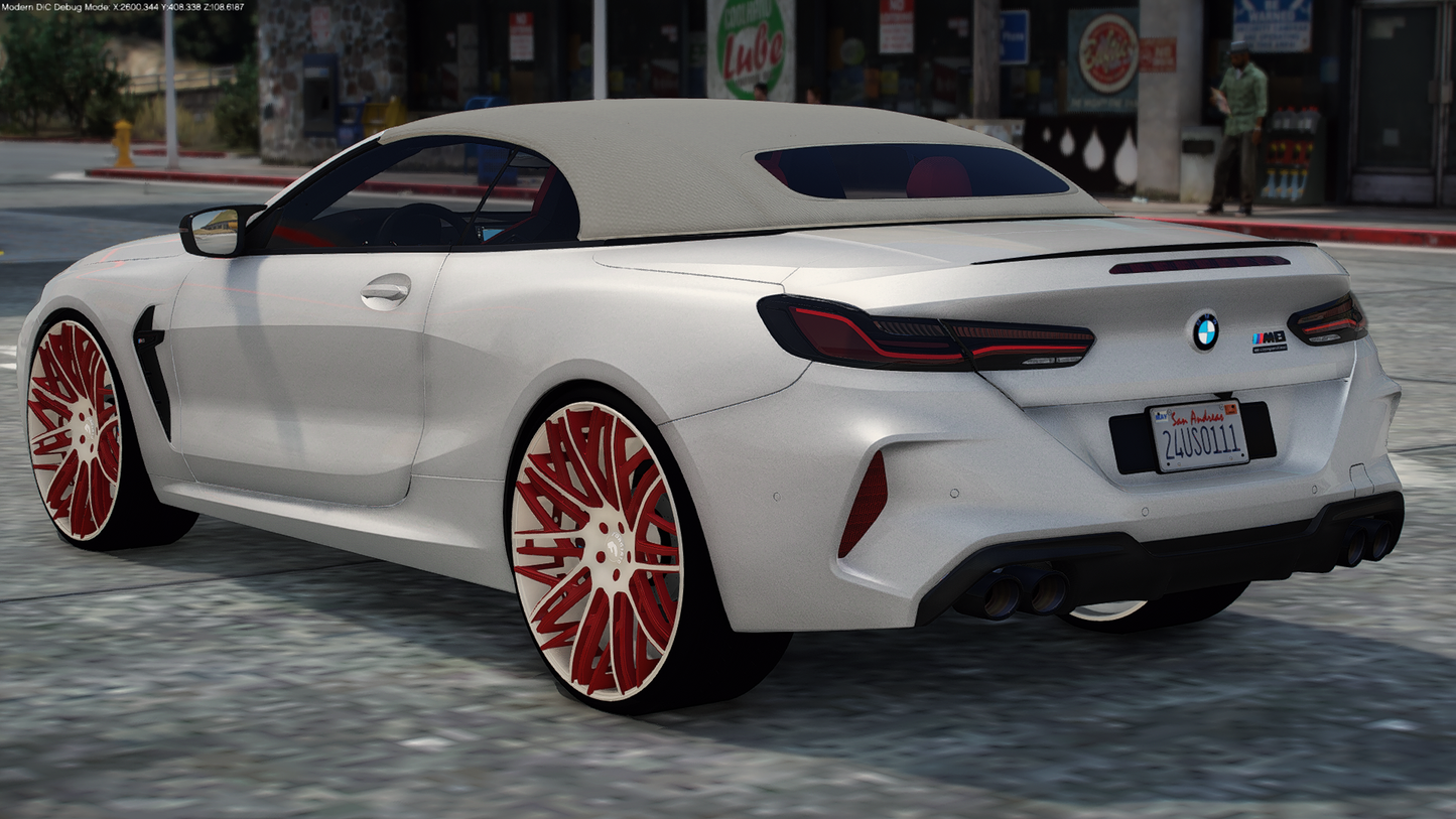 2020 BMW M8 Cabriolet on 26s Forgis