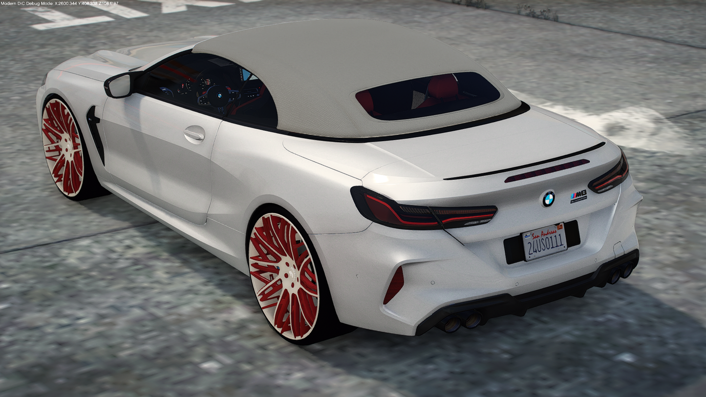 2020 BMW M8 Cabriolet on 26s Forgis