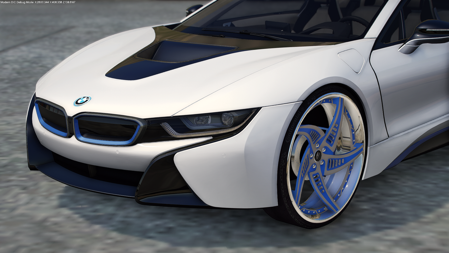 2020 BMW i8 on 24"/26" Amanis