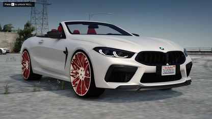 2020 BMW M8 Cabriolet on 26s Forgis