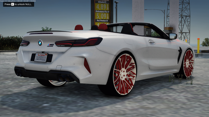 2020 BMW M8 Cabriolet on 26s Forgis