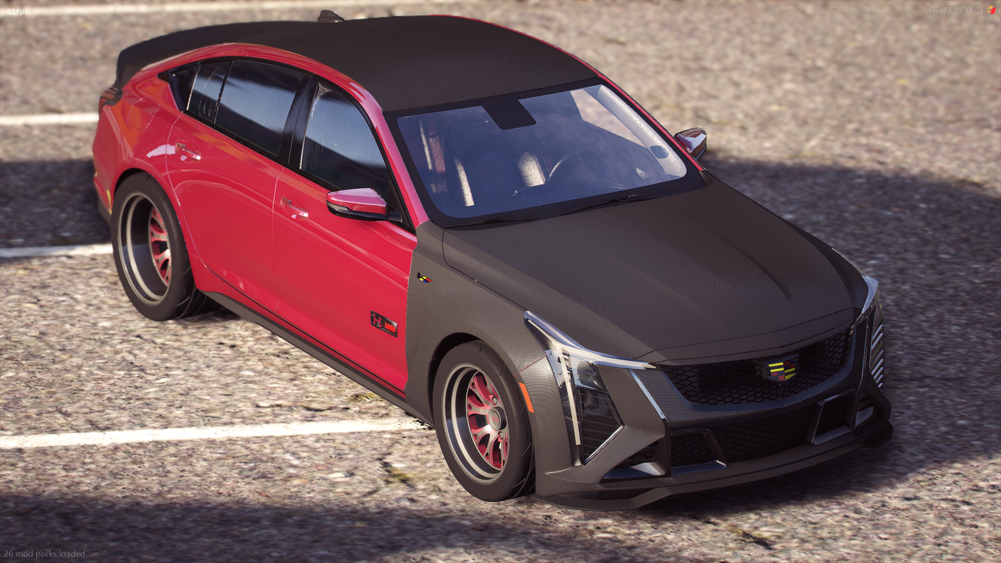 2025 Cadillac CT5V Blackwing Hennessey 1000 Drag Pak Carbon