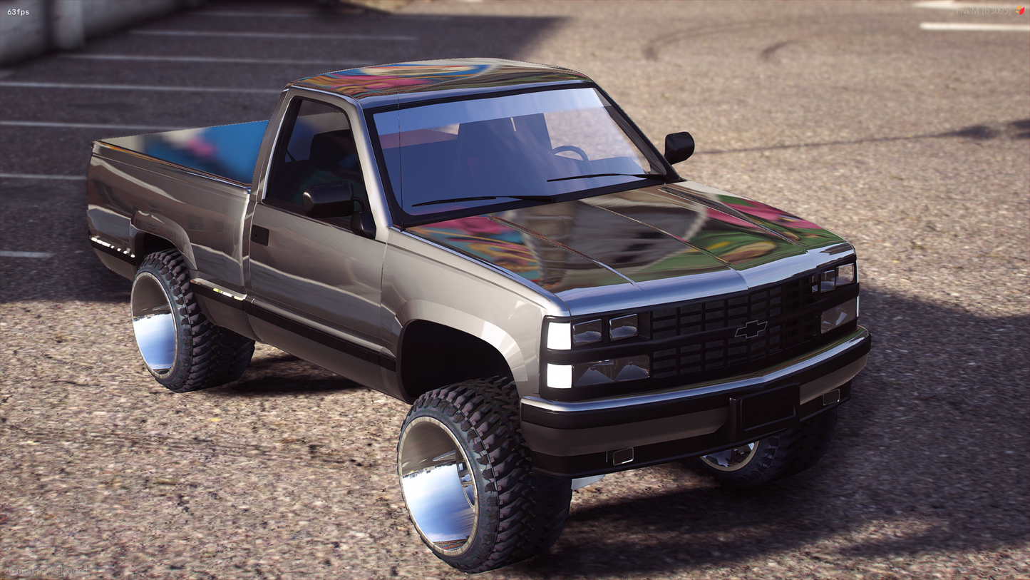 1990 Chevy Silverado Squatted 1000HP Blackwing Swap