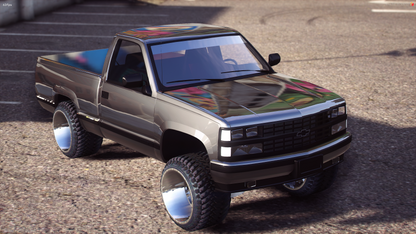 1990 Chevy Silverado Squatted 1000HP Blackwing Swap