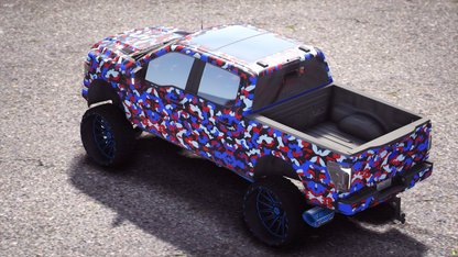 2024 Ford F150 Lifted Camo on Tis Wheels