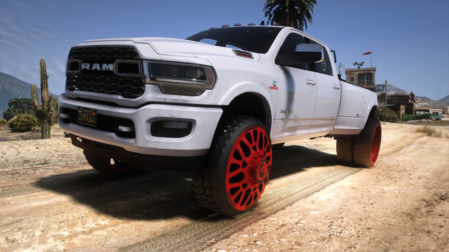 2020 Ram 3500 Dually on Forgiatos